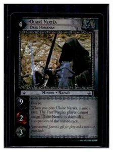 LOTR Lord of the Rings TCG CCG Ages End 19P38 Ulaire Nertea, Dark Horseman Foil - Picture 1 of 2