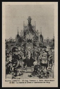 cartolina LORETO basilica di..la nascita di cristo e adorazione dei magi - Imagen 1 de 1