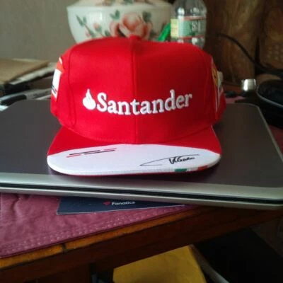  New Ferrari Fernando Alonso Adult Flex - Fit Drivers Cap .  - Image 1 of 4