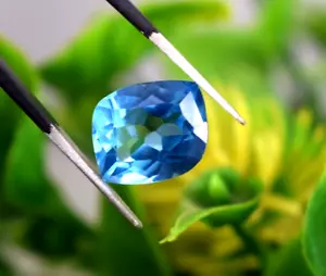 Natural Beautiful Aquamarine 7ct in eccellente pietra preziosa sfusa certific... - Foto 1 di 6