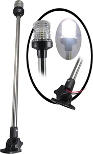 12V Marine Boat Yacht Pontoon Navigation Anchor Light 360 Degrees All around Nat - Picture 1 of 9