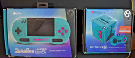 Hyperkin SupaBoy Hyper Beach + Retron Sq Console Bundle CIB Tested SNES GameBoy