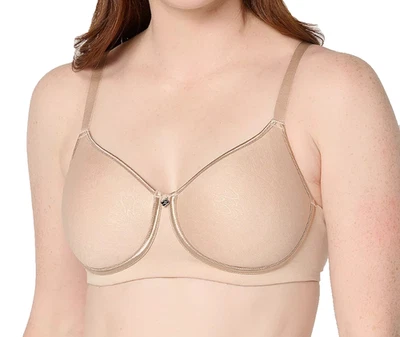 Breezies~Featherlite Breathe Wirefree T-Shirt Bra~34B~Sunbeige~A679217~Foam Cup - Image 1 of 3