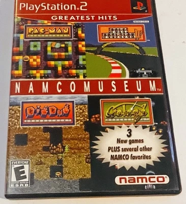 Namco Museum (PS2, Greatest Hits) Pac-Man Galaga Dig Dug Compilation Game Tested - Image 1 of 3