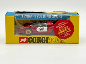 CORGI 344 FERRARI 206 DINO SPORT RED SPOT "WHIZZWHEELS" Good boxed + free post - Picture 1 of 16