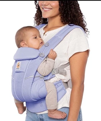 Ergobaby All Carry Positions (7-45 磅),Omni Breeze,蓝色薰衣草 — 第 1/4 张图片