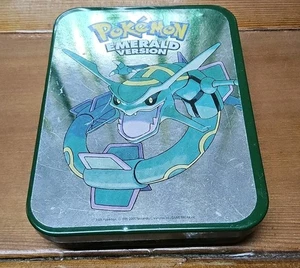 Pokemon Emerald Pre Order Tin 2005 Rare Collectible Only no inserts - Picture 1 of 10