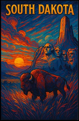 Póster escénico de Dakota del Sur Foto 1 de 4