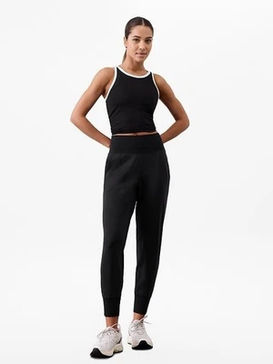 ATHLETA 威尼斯高腰慢跑裤中号黑色裤子 #597888 — 第 1/3 张图片