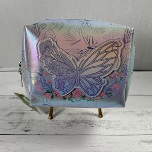 Wicked Glinda Butterfly Iridescent Cosmetic Bag BoxLunch Exclusive New - Picture 1 of 7