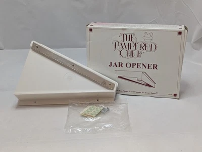 The Pampered Chef Jar Opener White/Gray # 2675 Open Box - Image 1 of 4