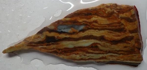 WRG- Buffalo Horn Picture Jasper Slab 19 grams Wyoming Lapidary - Picture 1 of 4