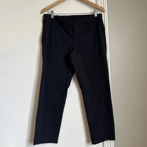Athleta Hose Gr. 10 schwarz Hose gerade Freizeit Arbeitskleidung Damen über Knöchel sehr guter Zustand - Bild 1 von 9