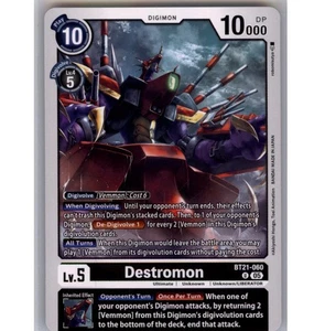 Destromon Regular Uncommon World Convergence BT21-060 U NM - Picture 1 of 2