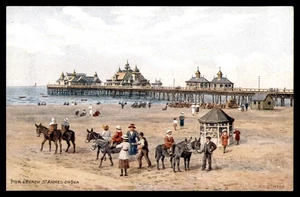 Postcard Pier & Beach, St. Annes-on-Sea - Picture 1 of 2