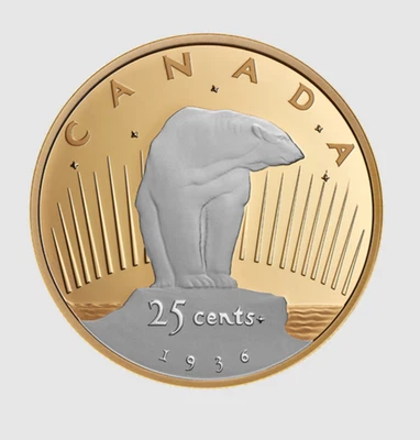 2025 CA Polar Bear 2oz Silver Gold 50mm NGC PF69 ULTRA CAMEO = Top Grade & Pop 1 - Image 1 of 4