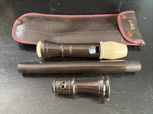 Vintage Aulos Japan Tenor Recorder In Original Carry Case - Picture 1 of 1