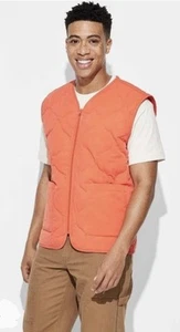 Herren Steppweste Original Use, Orange L Neu mit Etikett - Bild 1 von 10