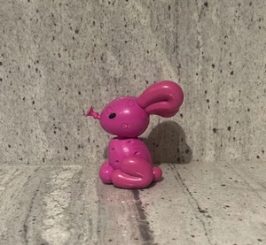 Squeakee Minis Poppy The Bunny Pink Balloon Animal, Sounds Voice Repeating Toy - Picture 1 of 6