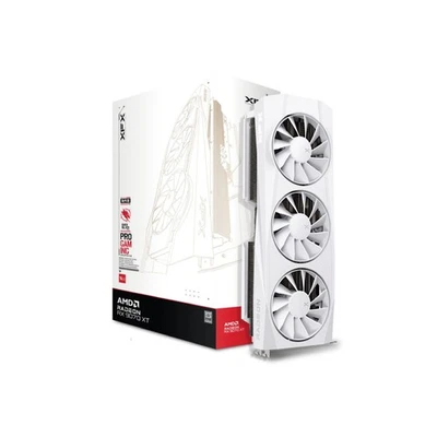 XFX Quicksilver AMD Radeon RX 9070XT 16GB Gaming Graphics Card White - Image 1 of 4