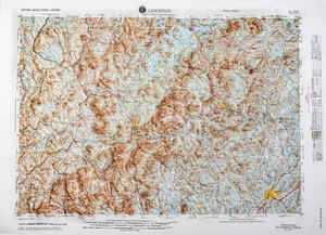 Mapa en relieve elevado Lewiston, Maine (NL 19-10) - Imagen 1 de 1