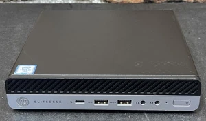 Mini PC HP EliteDesk 800 G5 i5-9500T 2,2 GHz 8 Go RAM 256 Go SSD SANS OS - Photo 1/5
