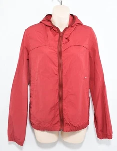 LACOSTE Womens Lightweight Hooded Windbreaker Jacket, size Medium