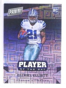 2016 Panini Play Of The Day Rookie Escher Squares Ezekiel Elliot #30 - Picture 1 of 1