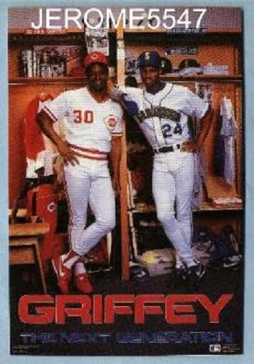 KEN GRIFFEY JR и KEN GRIFFEY SR COSTACOS открытка - #2L - Изображение 1 из 1