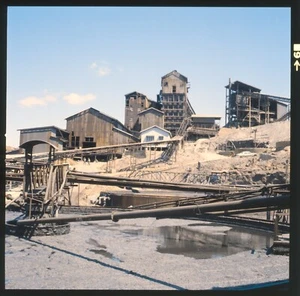 GL2-47 LV Foto Vintage Bergbau Mt Morgan Australien orig 2-1/4 Farbtransparenz - Bild 1 von 1