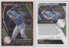 2021 Panini Prizm Draft Picks Tiger Stripe Prizm /99 Carson Williams #PDP28