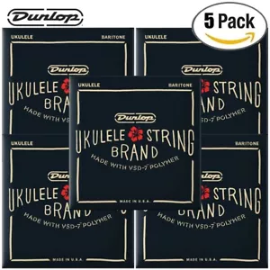5-PACK Dunlop DUQ304 VSD-7™ Polymer Baritone Ukulele Strings - Picture 1 of 1