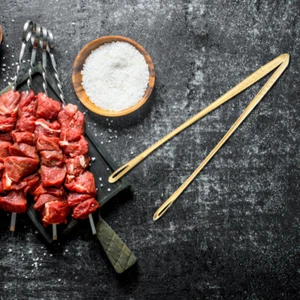 2pcs Barbecue Grilling Tong Metal Tong Steak Tong Kitchen Tweezers - Picture 1 of 12