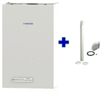 CALDAIA TERMOTEK CAMERA STAGNA TRADIZIONALE 24 KW METANO/GPL + KIT FUMI OMAGGIO