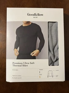Goodfellow & Co Premium Ultra-Soft Tagless Thermo Gray Shirt - S - Bild 1 von 2