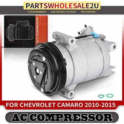 Compresor de aire acondicionado con estilo SP17 y polea de 4 ranuras para Chevrolet Camaro 10-15 6,2 L Foto 1 de 4