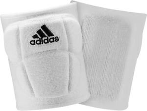 New Adidas 5 Inch Volleyball White Kneepads Size Medium