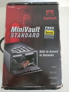 GunVault GV1000S Standard MiniVault Personal Gun Quick Access Safe GV1000S NEW - Picture 1 of 4