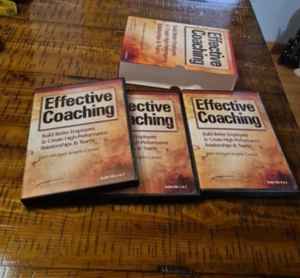 EFFECTIVE COACHING Build Better Employees Relationship Michael Caruso 6 AUDIOCDS - Picture 1 of 14