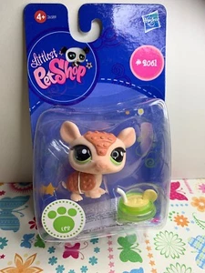 Littlest Pet Shop #2061 LPS Arancione Occhi Verdi Crema Nuovo con scatola Euro Animale Raro - Foto 1 di 2