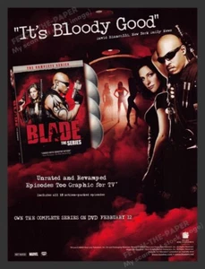 2008 Blade The Series DVD Promo Print Advertisement Ad - Picture 1 of 1