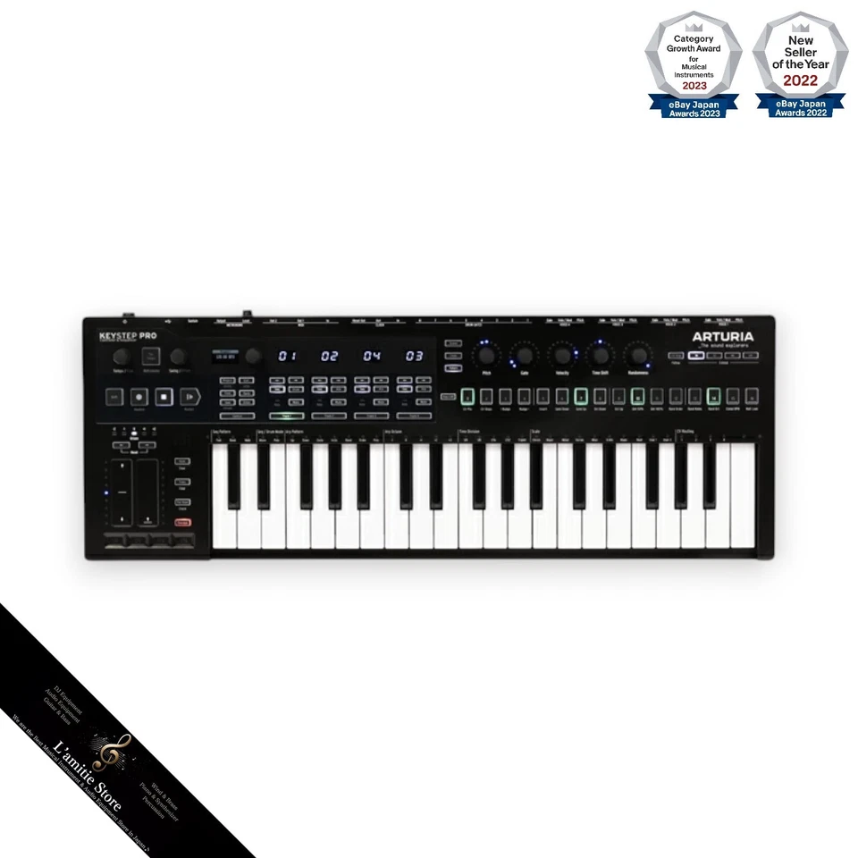 Arturia KEYSTEP PRO CHROMA Limited Color Model Step Sequencer Controller PNG