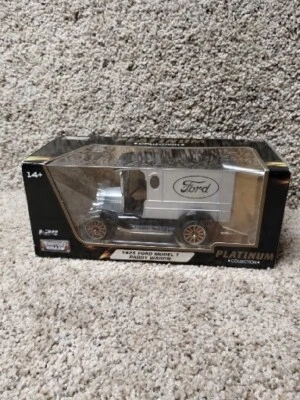 Motor Max 1925 Ford Modelo-T Paddy Wagon Colección Platino 1:24  Foto 1 de 4