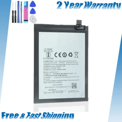 NEW Replacement Battery For OnePlus 3T One Plus Tool Kit BLP633 3300mAh A3003 - Image 1 of 3
