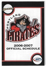 2006-07 Portland Pirates AHL Hockey Schedule !!! Dunkin' Donuts