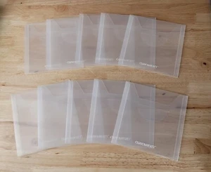 Close To My Heart 6.5"x6.5" PLASTIC STORAGE ENVELOPES Set of 10 - Picture 1 of 3