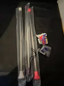 23 ALLdBUZZ 3 Packs Twirling Baton Set - Weighted with ribbons and tips - Picture 1 of 4