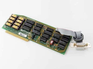 Apple IIe Extended 80 COLUMN RGB CARD 699-0221 OKI MSM3764-15A GOLD Memory Chips - Picture 1 of 5