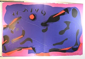 MARINO MARINI ORIGINAL DOUBLE-PAGE SPREAD LITHOGRAPH XXe SIÈCLE, 1973 - Bild 1 von 4