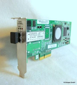 Tarjeta de red QLogic QLE2460 4Gb Fibre Channel 39R6592 39R6526 - Imagen 1 de 1